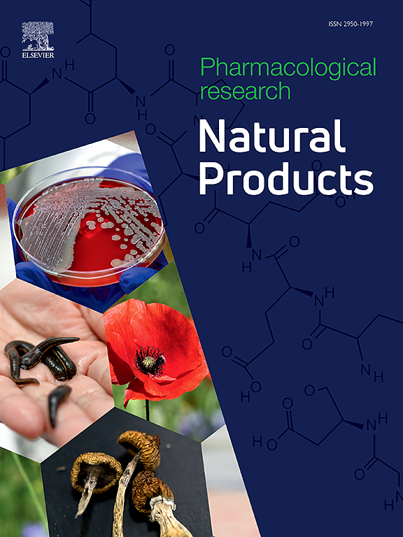 Go to journal home page - Pharmacological Research - Natural Products